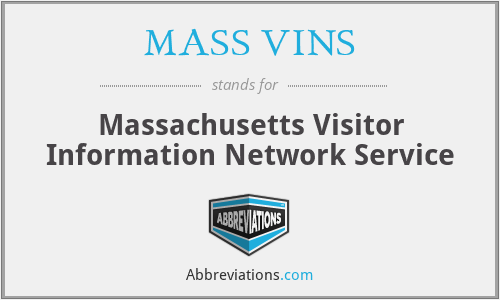MASS VINS - Massachusetts Visitor Information Network Service